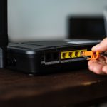 Photo of an internet router